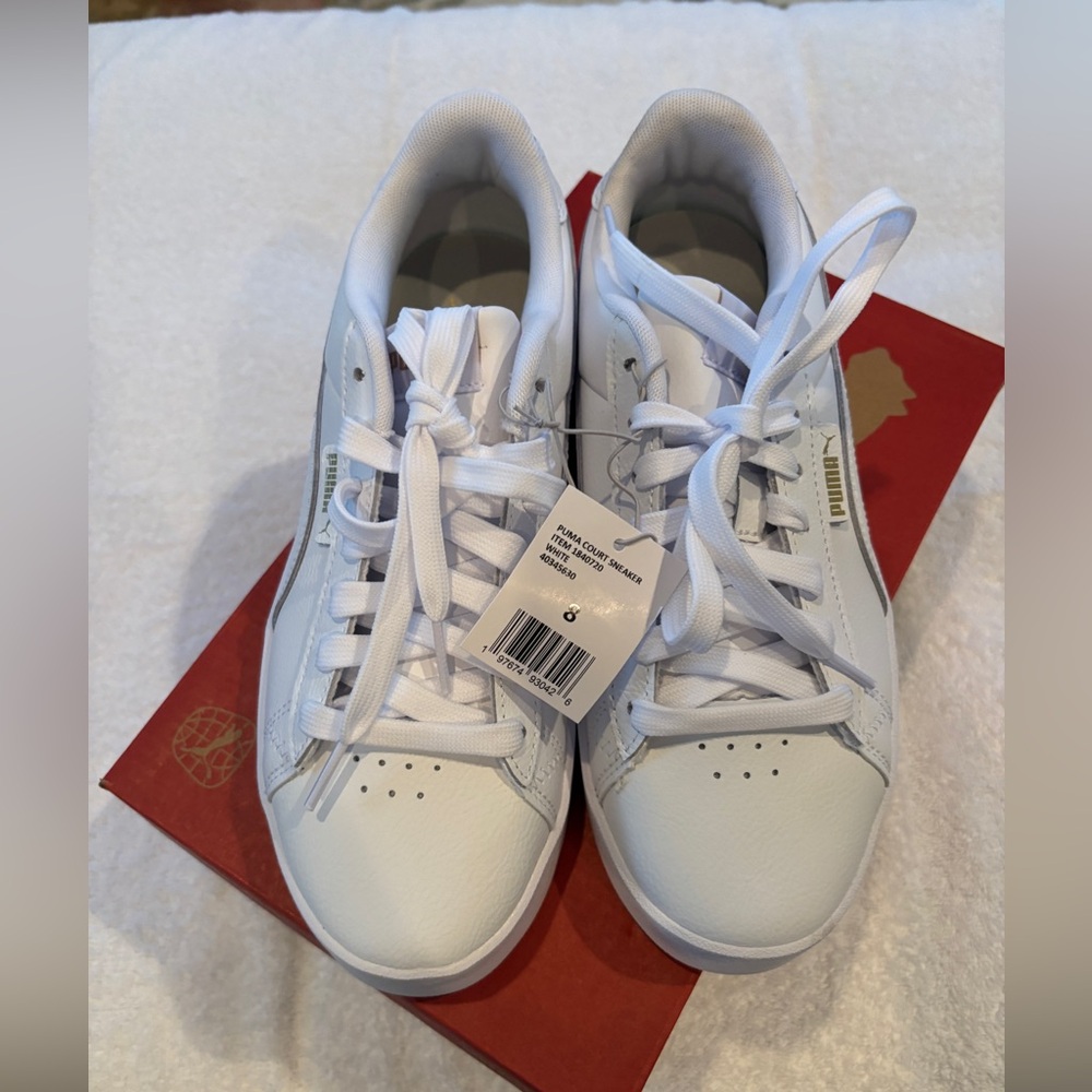 Puma Classic White Athletic Sneakers